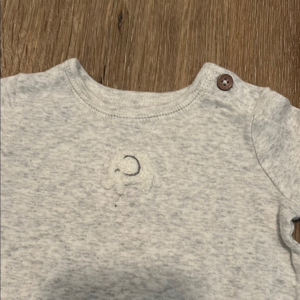 Carter's Gray Long Sleeve Tee - Picture 2 of 5